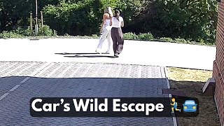 Car Fail: Vehicle Quietly Rolls Away on Its Own Adventure || WooGlobe