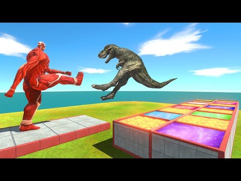Mega Kick in Molten Lava or Portals - Animal Revolt Battle Simulator