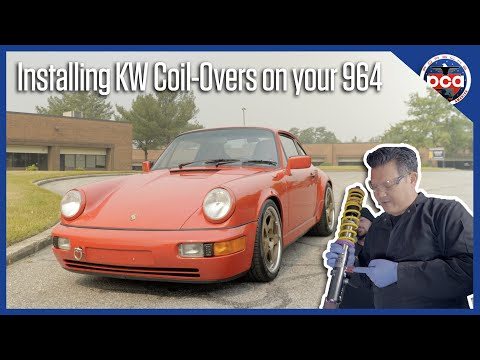 Installing KW coil-over suspension on a 964 Carrera 4 + HRE wheels and Pirelli tires