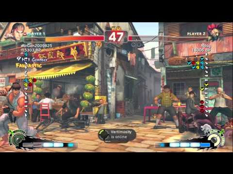 Air [Ryu] vs Fujino/Ndsg [Akuma] 1 of 2 - SSF4 Japanese Online Ranked Matches - TRUE HIGH-DEF