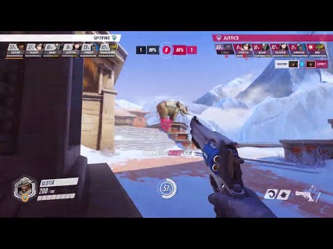 GLISTER MCCREE POV | London Spitfire vs. Washington Justice | Best Moments McCree Gameplay