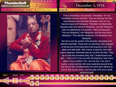 SB- CANTO 3-25.33-34 (1974) BOMBAY, JUHU