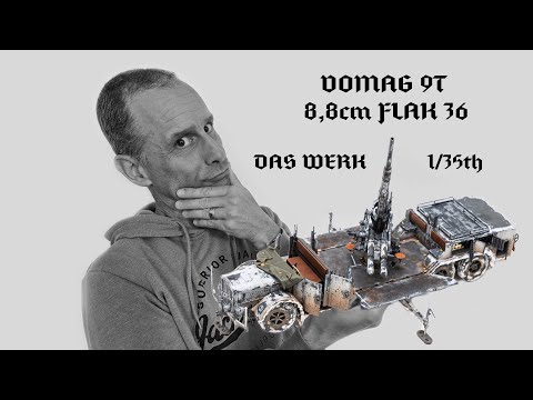 I braved the new 2024 VOMAG 8,8cm FLAKBUS from DAS WERK