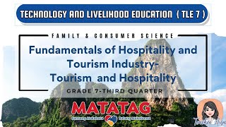 TLE 7- MATATAG LESSON (3RD QTR) Fundamentals of Hospitality & Tourism Industry-Tourism & Hospitality