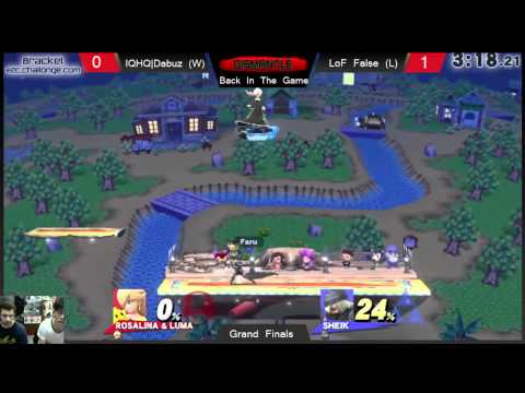 BitG Smash 4 Singles: Dabuz (Rosalina) vs. False (Sheik) - GF