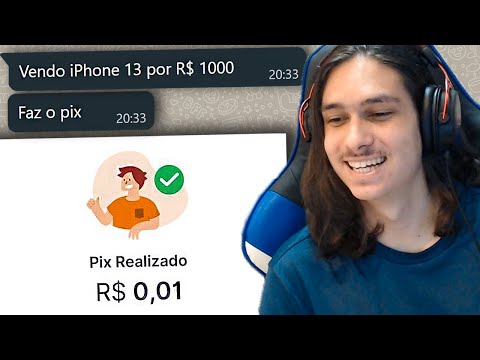 TROLLANDO GOLPISTAS DO WHATSAPP!!