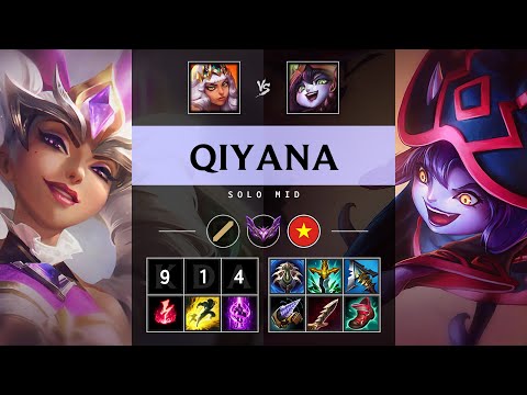 Qiyana Mid vs Lulu: Dominating - VN Master Patch 14.24