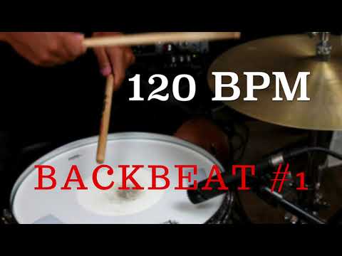 Backbeat Drum Groove #1 - 120 BPM