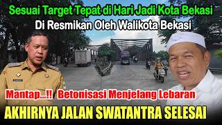Download lagu MANTAP ‼️ SESUAI TARGET DIHARI JADI KOTA BEKASI - BETONISASI MENJELANG LEBARAN SELESAI mp3