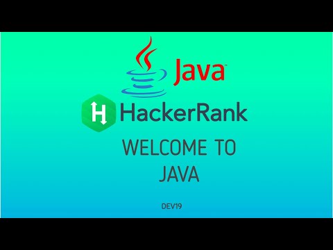 1 Welcome To Java Hackerrank Java Solutions