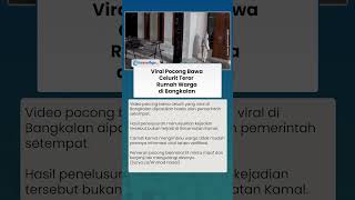 Viral Pocong Bercelurit Resahkan Warga Bangkalan, Pelaku Muncul & Minta Maaf