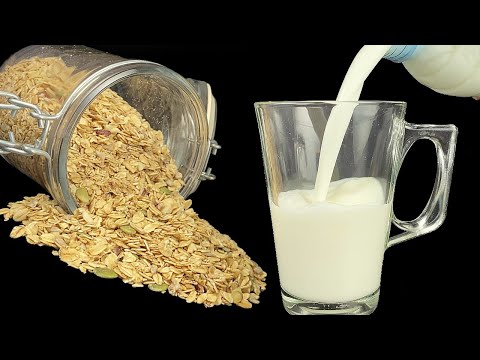 Lower blood sugar with just 1 glass! Brew Oatmeal! You will be grateful! drinking and losing weight
