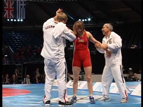 WC-2009 / Yulia Ratkevich (AZE) - Marianna Sastin (HUN) FW 59 kg semifinal match