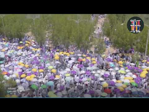 Hujjaj leaving after performing Dhuhr and Asr at Masjid Al Namirah, Arafat. #hajj2022 #hajj1443