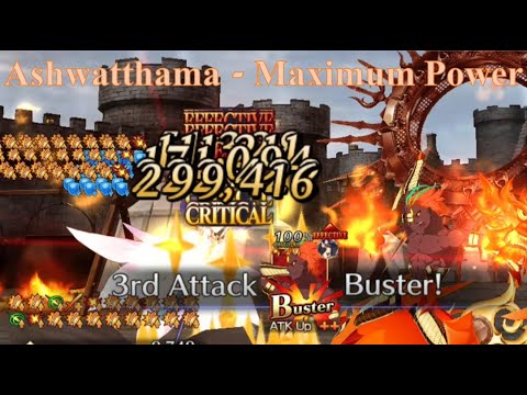 [FGO NA] Grail Front - Ashwatthama Extreme Buffstack