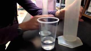 How to Measure Volume with a Graduated Cylinder