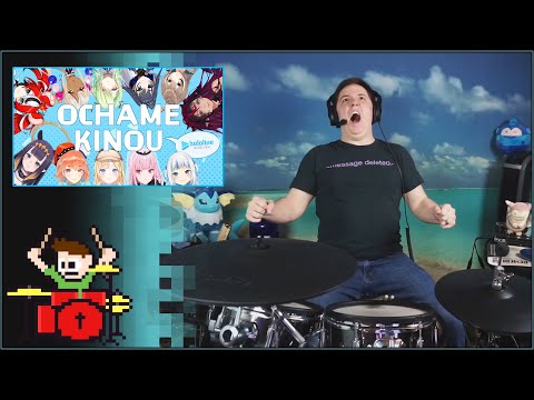 Hololive English - Ochame Kinou On Drums!