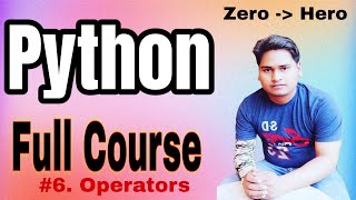 Download the video "Python Complete Course - #6. Operators"
