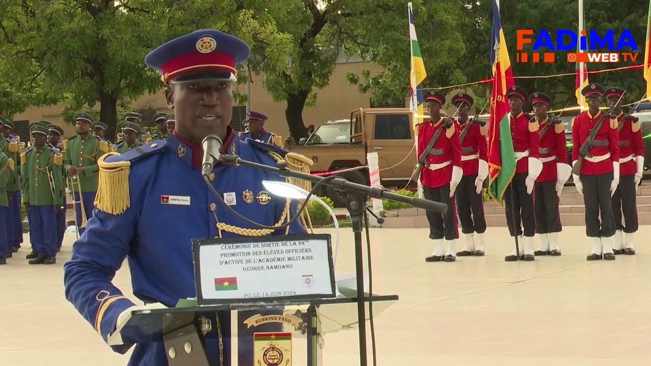 Sortie de la 24 ème promotion des sous-officiers d'active de l'Académie militaires Georges NAMOANO