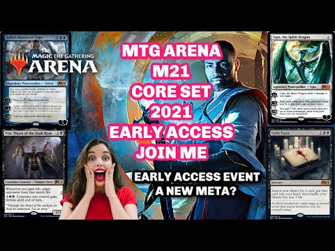 MTG CORE SET 2021 EARLY ACCESS| Live Early Game Play | A New Meta Magic The Gathering MTGA Release!