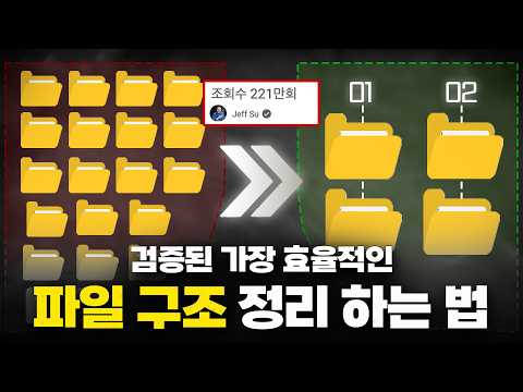 [떼끄] 디지털 파일 관리법, 컴퓨터 폴더 정리! - 효율적인 5레벨·넘버링 시스템