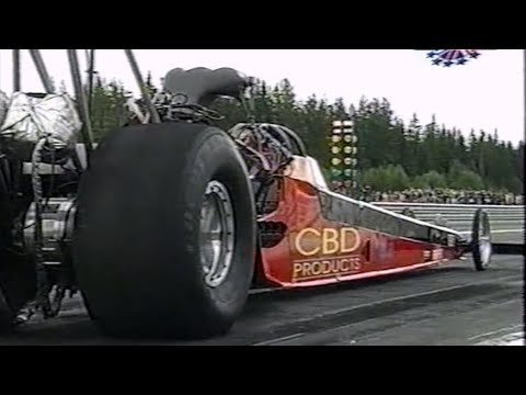 1999 FIA European Drag Racing Gardemoen Norway Pro Stock Top Fuel