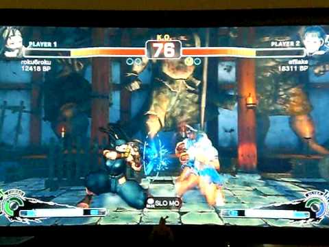 Uryo [Sakura] vs roku6roku [Ibuki] SUPER STREET FIGHTER 4 - Japanese Online Ranked Matches