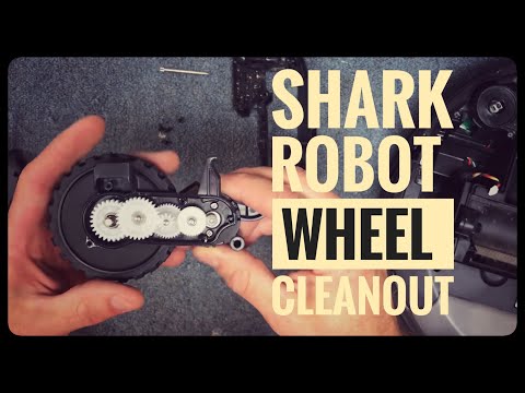 Vacuum Repairman shows how to take apart a Shark Robot vacuum wheel for cleaning