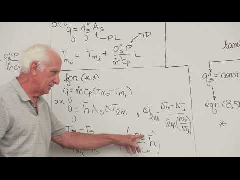 Heat Transfer (29) - Heat transfer in tubes examples, Overall heat transfer coefficient