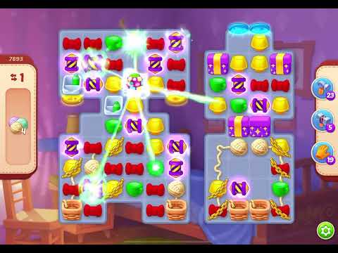 HomeScapes Level 7893 no boosters (11 moves)