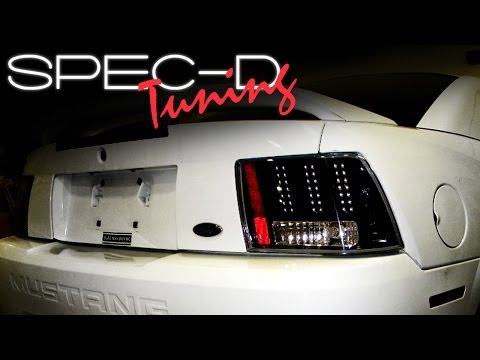SPECDTUNING INSTALLATION VIDEO: 1999-2004 FORD MUSTANG LED TAIL LIGHTS