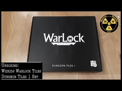 Unboxing Wizkids Warlock Dungeon Tiles 1