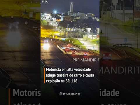 🚨 A Polícia Rodoviária Federal (PRF) divulgou vídeo de um acidente.