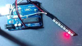 Walking LED for loop in Arduino uno