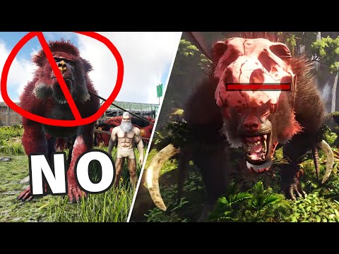 Why NOT to Use Dinopithecus against the KING BOSS ► Ark Lost Island Map
