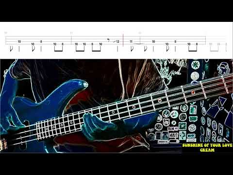 Sunshine Of Your Love by Cream - Bass Cover with Tabs Play-Along