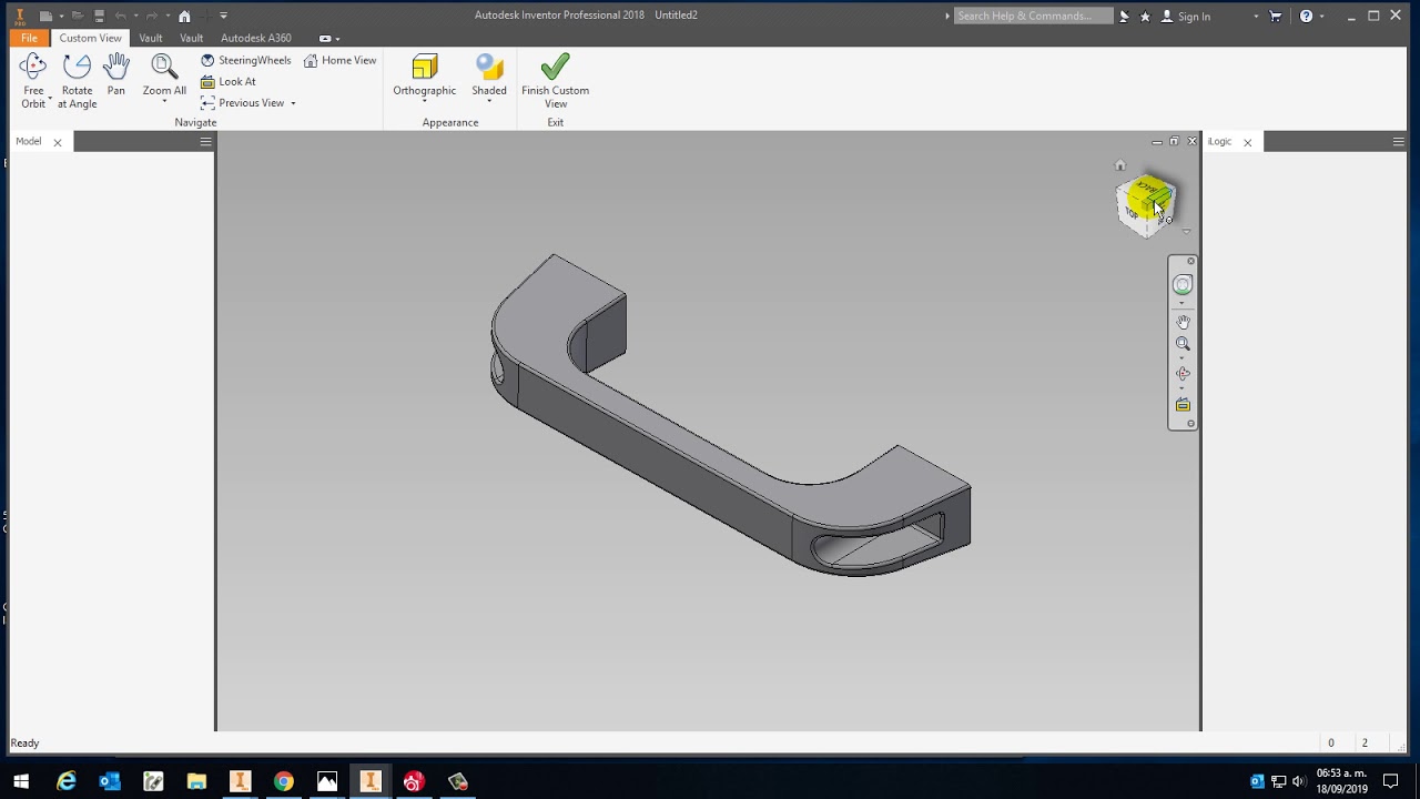 Inventor - Drawing - Custom View Orientation