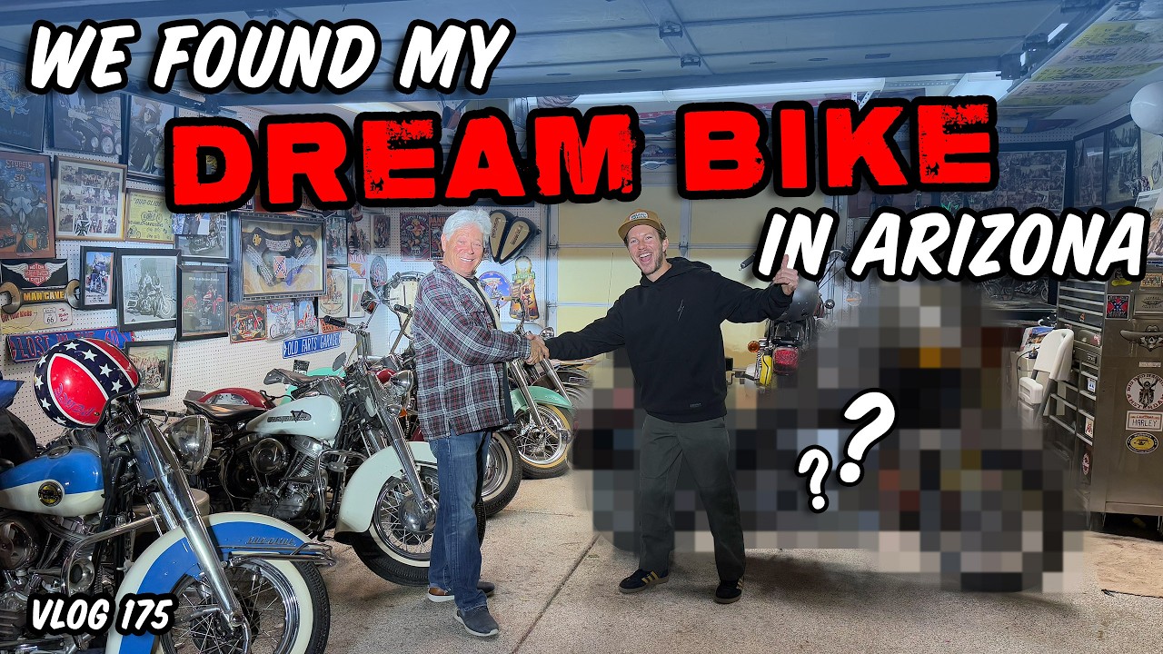 We Found Lance's Dream Bike! (Harley-Davidson BARN FIND!) - Vlog 175