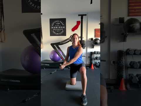 Half kneeling Cable Low to High Chop vts