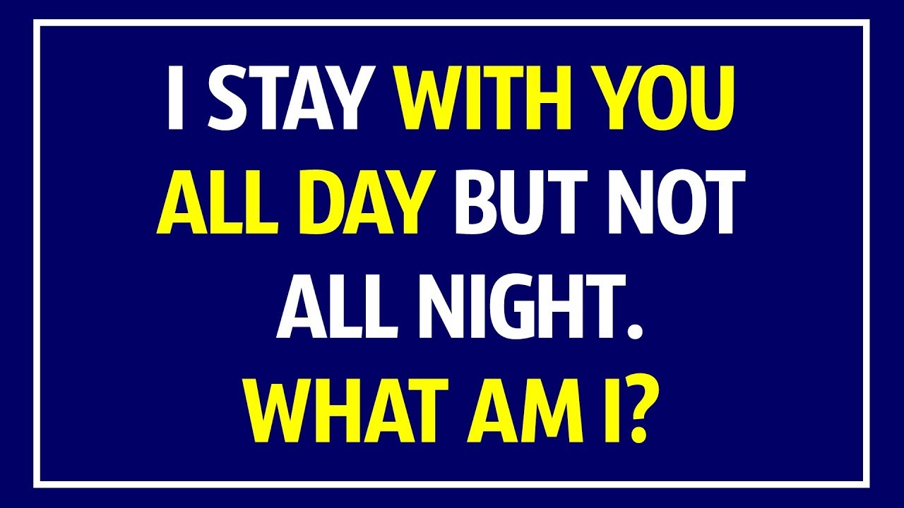 20 Brainteasers to Test Your Logic Skills