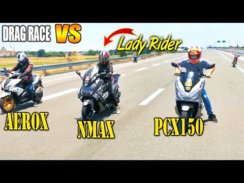 Honda PCX 150 vs Yamaha Nmax 155 vs Yamaha Aerox 155