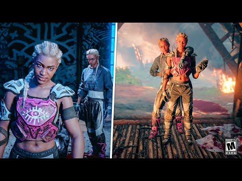 Far Cry New Dawn - All Twins Mickey and Lou Cutscenes & Final BossFight
