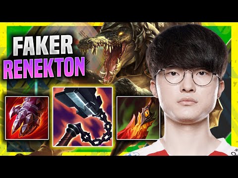 LEARN HOW TO PLAY RENEKTON MID LIKE A PRO! - T1 Faker Plays Renekton Mid vs Quinn! | Season 11