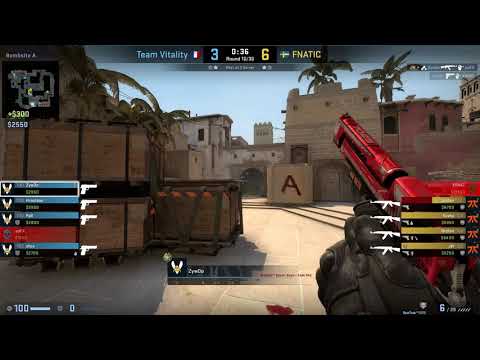 CS:GO POV Demo Vitality ZywOo (39/12) vs Fnatic (de_mirage)