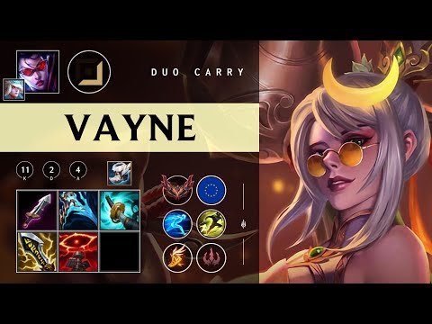 Vayne ADC vs Jinx - EUW Grandmaster Patch 26.01