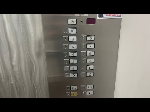 SchindlerHaughton M-Series (TOUCH SENSITIVE) Traction Elevator @ Four Seagate Garage - Toledo, Ohio