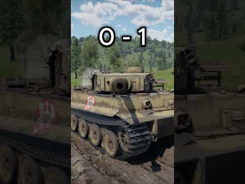Tiger H1 🇩🇪 vs T1E1 🇺🇸 #warthunder #shorts