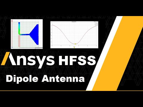 【HFSS】Dipole Antenna (Bottom View)