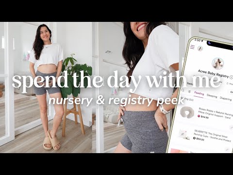 🌸 Day in My life Vlog | 20 Week Update, What's on My Baby Registry & Nursery Sneak Peek