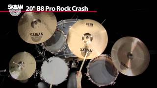 Video thumbnail for SABIAN 20" B8 Pro Rock Crash by SABIAN Cymbals